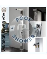 Windsor Silver ADA 316 Marine Grade Stainless Steel Outdoor Pool Shower 