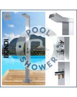 Bondi Silver 316 Marine Grade WATERMARK REGISTERED Stainless Steel Outdoor Indoor Pool Shower