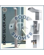 Bondi Silver ADA 316 Marine Grade Stainless Steel Outdoor Pool Shower, WATERMARK REGISTERED 