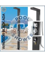Windsor Black ADA 316 Marine Grade Stainless Steel Outdoor Pool Shower 